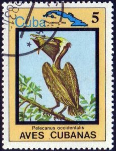 Cuba 1983 Sc#2654, SG#2955 5c Meadow Lark, Birds UNUSED.