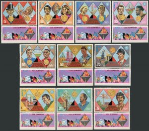 Haiti 662-662-I/tab,MNH.Michel 1205-1214. Olympics Munich-1972. Gold Medals.