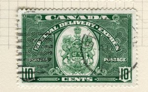 CANADA; 1939 early Special Delivery issue used 10c. value as S9