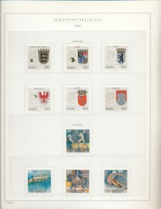 Germany 1992/93 MNH On 13 Pages Insects Art (Apprx 130 Items)W3477