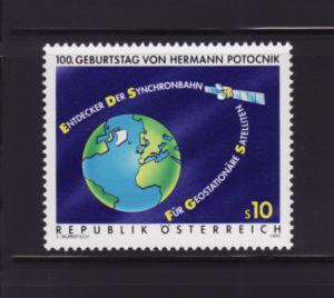 Austria 1586 Set MNH Globe