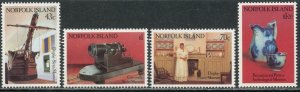 NORFOLK ISLAND Sc#504-507 1991 Museum Displays Complete Set OG Mint NH