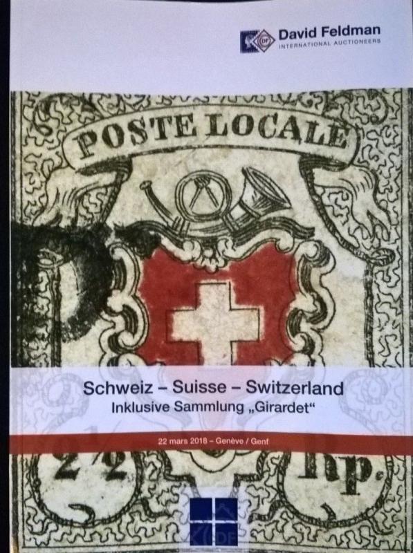 Auction catalogue SCHWEIZ Giradet Classic SWITZERLAND Stamps and Covers