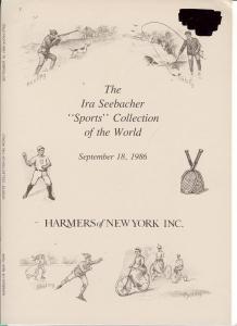 The Ira Seebacher Sports Collection of the World, Harmer ...