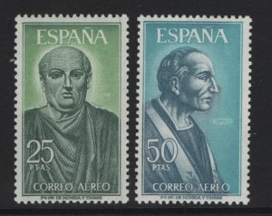 Spain  #C177-C178  MNH 1966  portraits