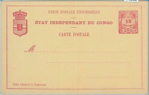 74630 - Independent Congo - POSTAL HISTORY - Postal Stationery Card H&G # 5-