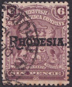 Rhodesia 1909 SC 89 Used 