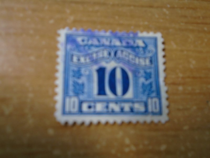 Canada Revenue Stamp  van Dam  #  FX42  used