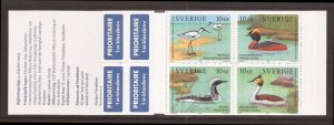 Sweden 2003,  Seabirds booklet, Complete MNH # 2469