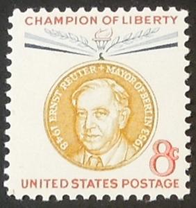 1959 8c Ernst Reuter Scott 1137 Mint NH