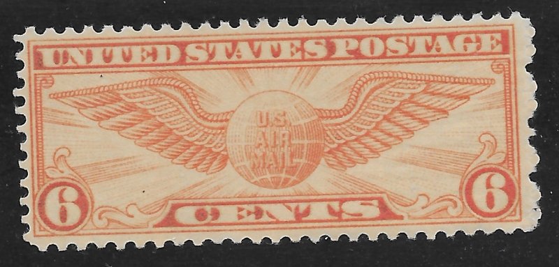 US #C19 6c Winged Globe ~ MNH