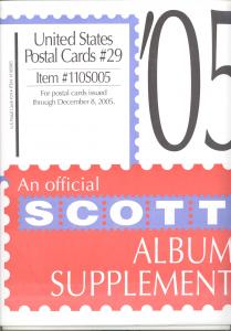 U. S. Postal Cards Supplement # 29