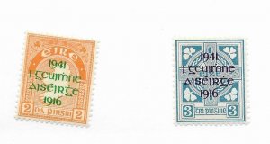 Ireland #118-119 MH - Stamp - CAT VALUE $53.00