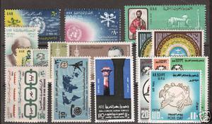 Egypt Sc C96/C163 MLH. 1962-64 Air Post issues, 12 complete sets, fresh, VF