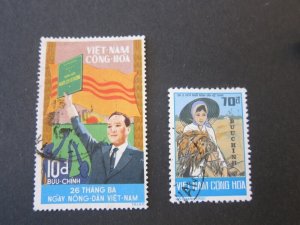 Vietnam 1974 Sc 475,477 FU