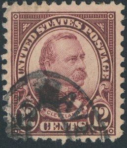 US 693 12 cent General Issue; Cleveland; Used; NG -- See details and scans