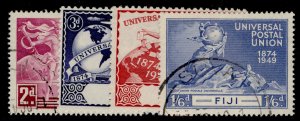 FIJI GVI SG272-275, 1949 ANNIVERSARY of UPU set, FINE USED. Cat £13.