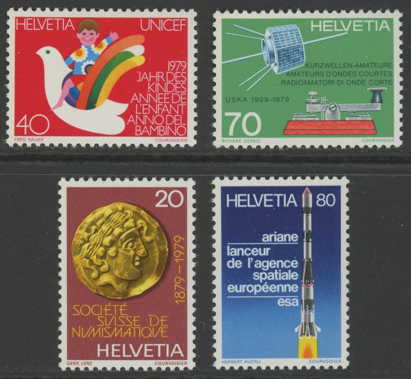 Switzerland  677-80 ** mint NH (2312 197)