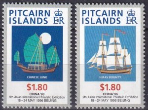 Pitcairn Islands  #450-51  MNH CV $5.50 (Z6163)