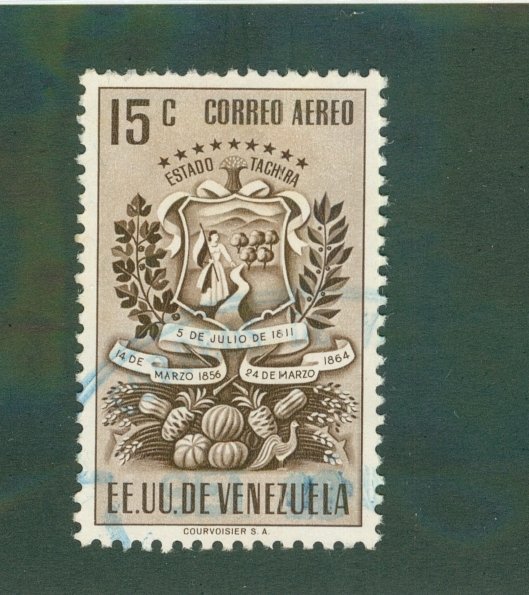 VENEZUELA C376 USED BIN $1.00