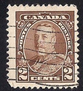 Canada #218 2 cents King George 5, F-VF used