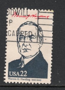 Scott # 2219a  Harding   used   Single