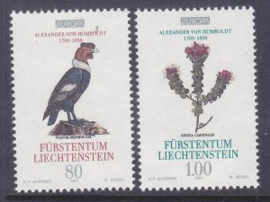 Liechtenstein 1022-23 MNH 1994 EUROPA Alexander von Humboldt & Cardinals