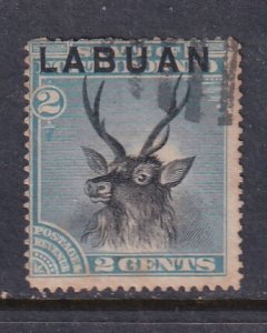 Labuan 1894 Sc 50 2c CTO