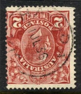 STAMP STATION PERTH Australia #116 KGV Head Used Wmk.228-Inverted- - CV$0.50