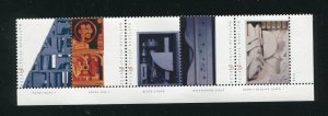 3383a Louise Nevelson Strip of 5 33¢ Stamps 2000 MNH