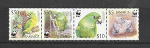 BIRDS - JAMAICA #1054-7  (FORMAT 3)  MNH