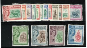 North Borneo #280 - #295 Very Fine Never Hinged Set