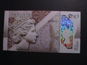 ​AZORES ISLANDS- COLLECTIBLES 50 POUNDS UNCIRCULATED POLYMAR NOTE-VERY FINE