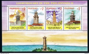 2006 PHILIPPINES LIGHTHOUSES MS OF 4V