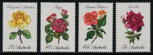 Australia 826-9 MNH Flowers, Roses