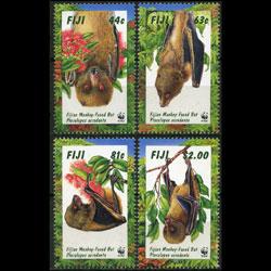 FIJI 1997 - Scott# 797-800 WWF-Fijian Bats Set of 4 NH