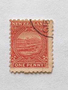 New Zealand – 1900 – Single Stamp – SC# 85 - Used