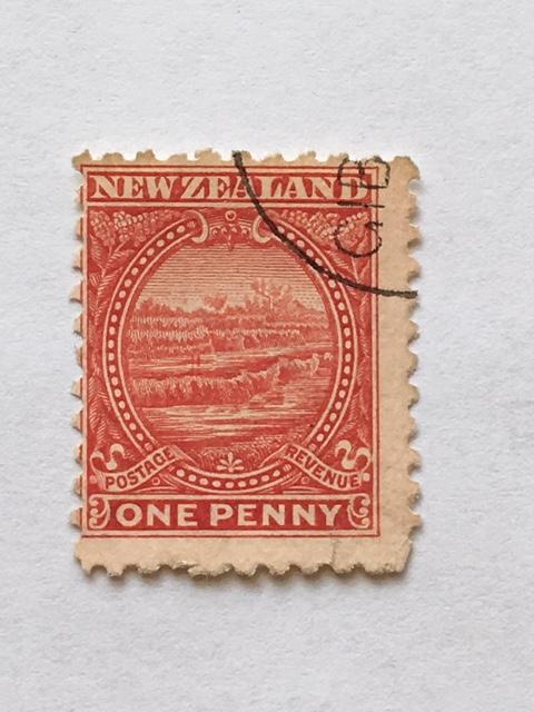 New Zealand – 1900 – Single Stamp – SC# 85 - Used