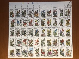 US #1953-2002 Sheet of 50 MNH - State Birds and Flowers