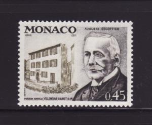 Monaco 840 Set MNH Auguste Escoffier, Chef