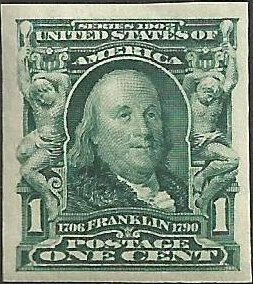 # 314 Blue Green MINT NEVER HINGED ( MNH ) Broken relief and a Large Shifted ...