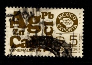 Mexico - #1120a Minerals  (perf 11) - Used