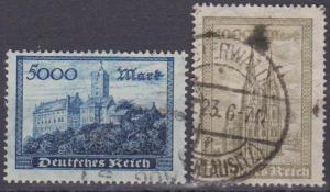 Germany #237-8 F-VF Used CV $7.25 (B4842)