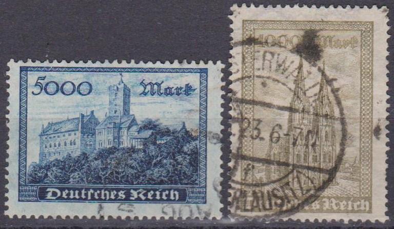 Germany #237-8 F-VF Used CV $7.25 (B4842)