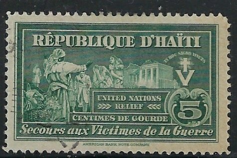 Haiti RA5 Used 1945 issue (an8957)