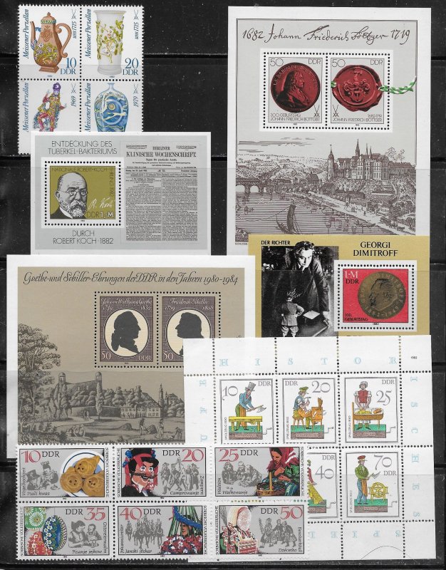 Germany GDR 1982 Year set MNH