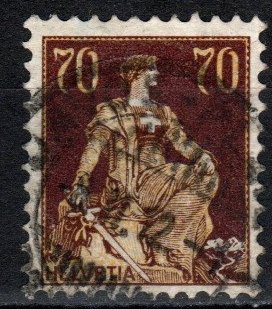 Switzerland #141 F-VF Used CV $27.50 (X2119)