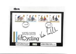 HH141 GB CYCLING 1978 FDC Signed*Victoria Pendleton* OLYMPIC GOLD MEDALLIST 2012