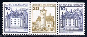 Germany Bund Scott # 2x 1231 + 1234, mint nh, se-tenant, SEt
