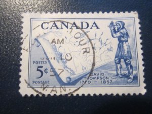 Canada #370 David Thompson Nice stamps {ca272}